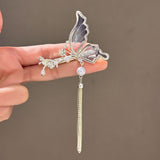 Iridescent Butterfly Hair Clip