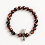 Red Tiger Eye Vajra Crystal Bracelet