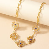 Celestial Bloom Choker Necklace