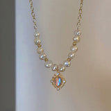 Moonlit Elegance Baroque Pearl Necklace