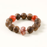 Ember Wood & Carnelian Vitality Bracelet