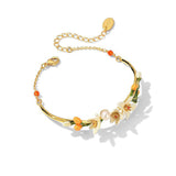 Orange Blossom Pearl Bracelet