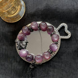 Amethyst Butterfly Crystal Bracelet