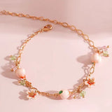 Blossom Peach Charm Bracelet