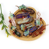 Tree of Life Healing Crystal Pendant Necklace