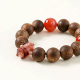 Ember Wood & Carnelian Vitality Bracelet