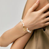 Good Luck Pearl Charm Bracelet