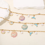 Mermaid Charm Pearl Necklace