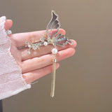 Iridescent Butterfly Hair Clip