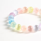Pastel Cat's Eye Crystal Bracelet