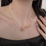 Rose Garden Pearl Necklace