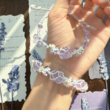 Amethyst Serenity Macrame Bracelet