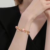 Blossom Peach Charm Bracelet