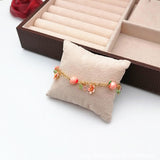 Blossom Peach Charm Bracelet