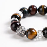 Tiger's Eye & Quartz Bracelet