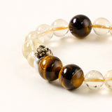 Ox Zodiac Guardian Bracelet – Grounding Tiger’s Eye & Rutilated Quartz