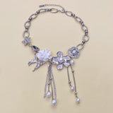 Celestial Blossom Charm Necklace