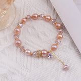 Blush Harmony Pearl & Crystal Bracelet