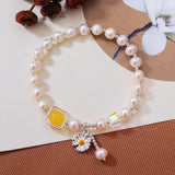Sunlight Bloom Pearl Bracelet
