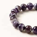 Amethyst Chevron Bracelet