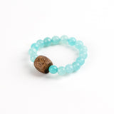 Amazonite & Agarwood Ring