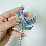 Iridescent Mermaid Tail Hair Clip