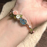 Aquamarine Bloom Bracelet