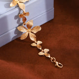Golden Blossom Flower Bracelet
