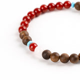 Harmony Wood & Stone Bracelet