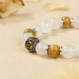 Zodiac Dog Guardian Crystal Bracelet