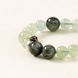 Tiger Zodiac Guardian Bracelet – Prehnite & Labradorite for Courage