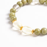 Citrine & Avocado Alashan Energy Bracelet