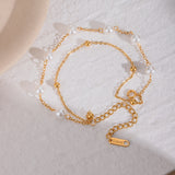 Lumière Dual Chain Pearl Bracelet