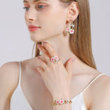 Floral Butterfly Ring