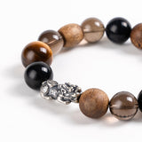 Tiger's Eye Obsidian Pixiu Bracelet