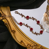 Rose Bloom Charm Bracelet