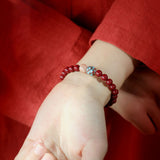 Vital Flame – Cinnabar Sunstone Bracelet