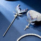 Iridescent Mermaid Hair Stick