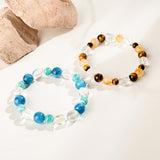 Golden Clarity Crystal Bracelet