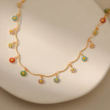 Daisy Charm Necklace
