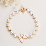 Pearl Butterfly Elegance Bracelet