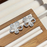 Baroque Bloom Silver Earrings