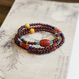 Garnet & Southern Agate Energy Necklace