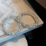 Luna Elegance Pearl & Crystal Bracelet