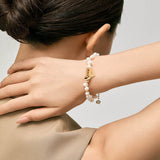 Good Luck Pearl Charm Bracelet