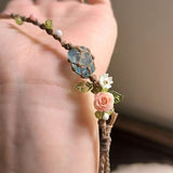 Aquamarine Bloom Bracelet