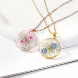 Ethereal Blossom Resin Necklace