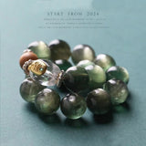 Rutilated Quartz Growth Bracelet