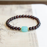 Garnet & Amazonite Crystal Bracelet