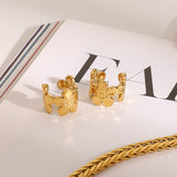 Golden Blossom Ear Cuffs